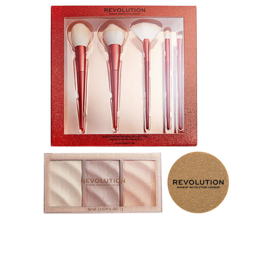 HIGHLIGHTERS &amp; BRUSHES LOT 3 pcs-0